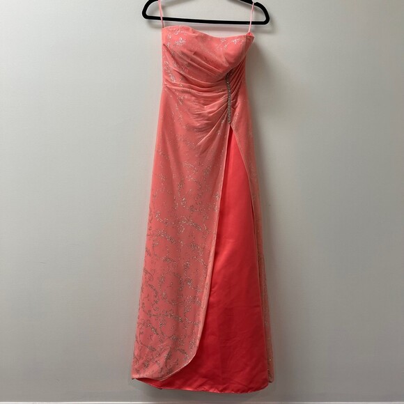 Reign On Strapless Prom Dress Size 3/4 - Picture 1 of 10